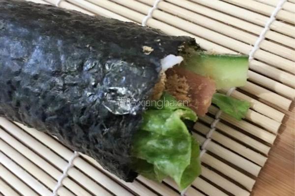 减肥餐：自定义寿司+芒果+苹果牛奶一杯的做法图解3