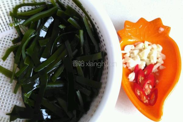 酸辣海带丝的做法图解3
