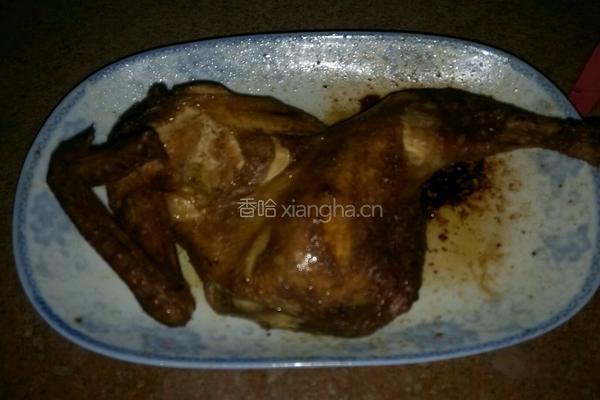 微波炉烤鸡的做法图解4