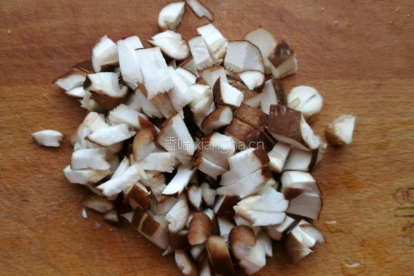 香菇肉沫烧豆腐的做法图解2
