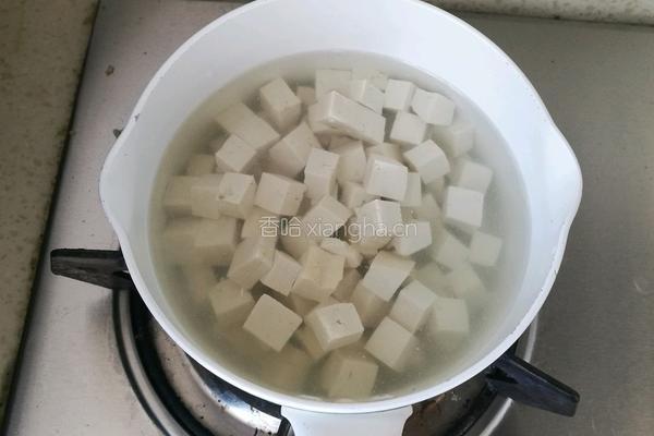 香菇肉沫烧豆腐的做法图解6