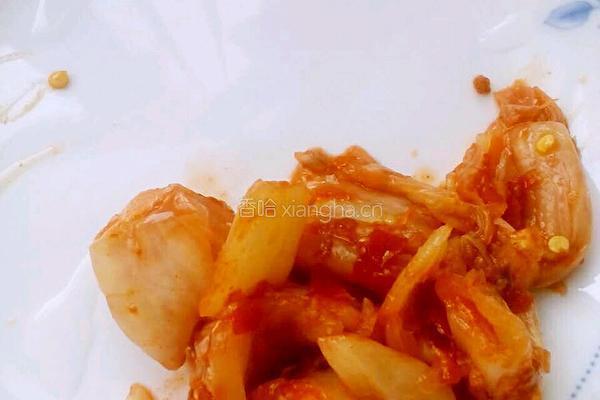 辣白菜炒饭的做法图解2