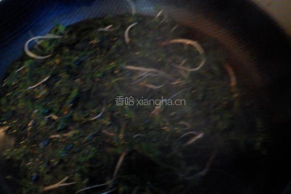 清炒荠菜的做法图解3
