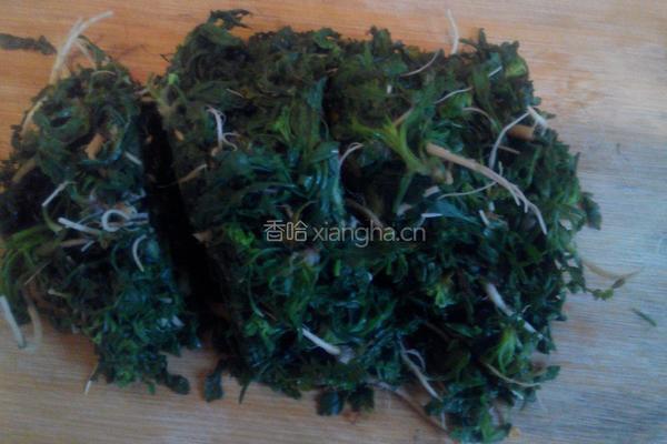 清炒荠菜的做法图解5