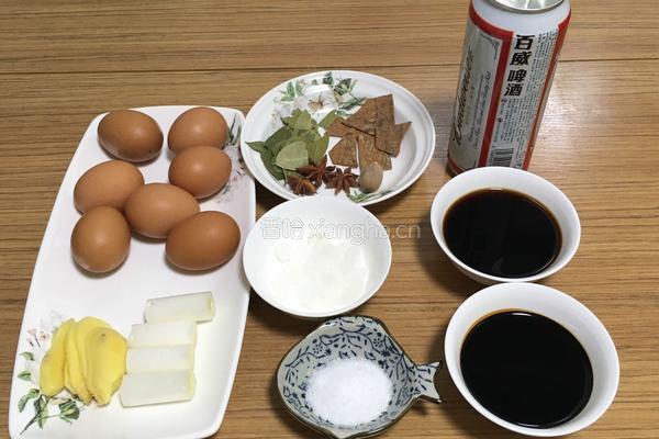 啤酒卤蛋的做法图解1