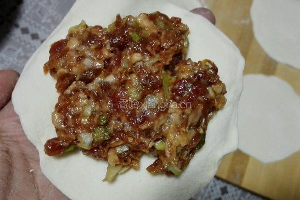 猪肉大葱馅饼的做法图解6