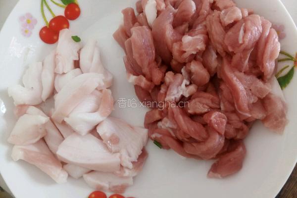 肉丝绿豆芽的做法图解1