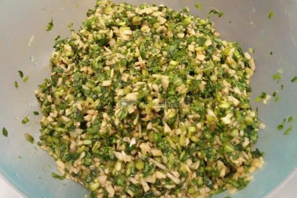 素菜饺的做法图解5