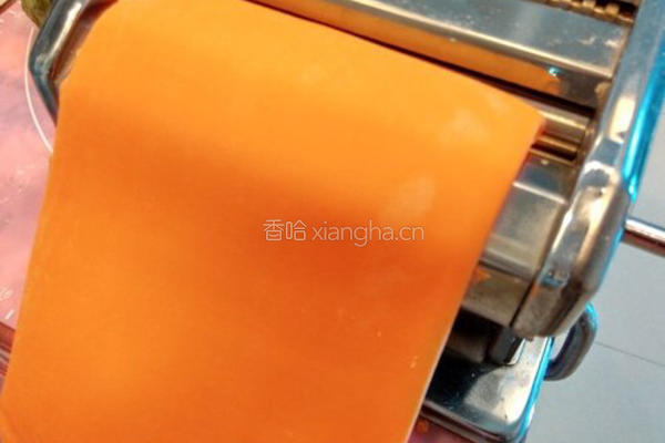 彩色面条的做法图解8