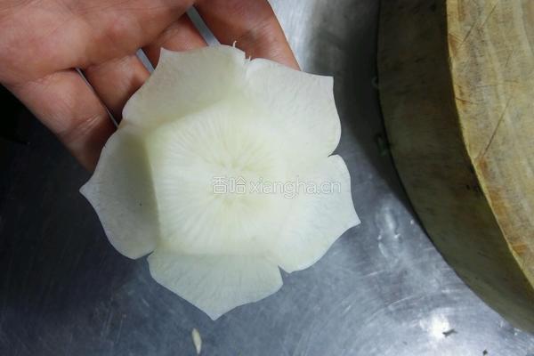 雕刻月季花的做法图解4
