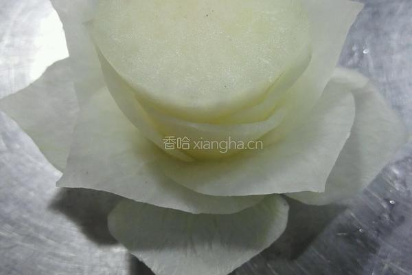 雕刻月季花的做法图解8