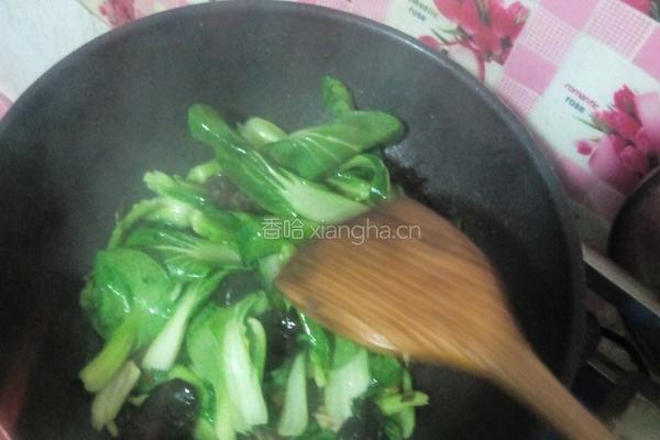 木耳炒青菜的做法图解5