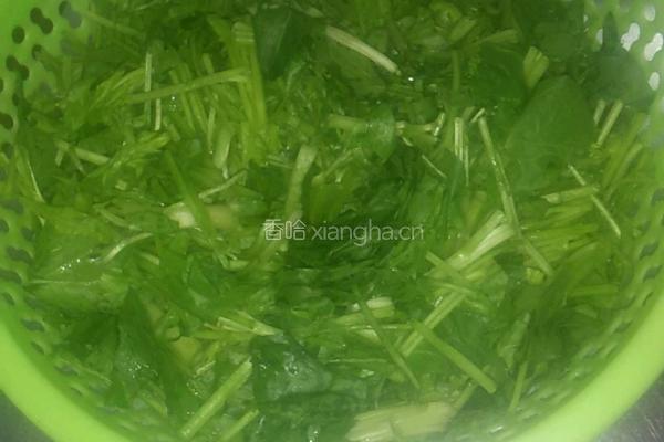 菠菜炒蛋的做法图解1