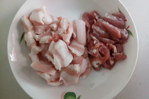 五花肉炒土豆片的做法图解2