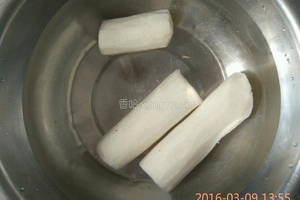蓝莓山药花的做法图解2
