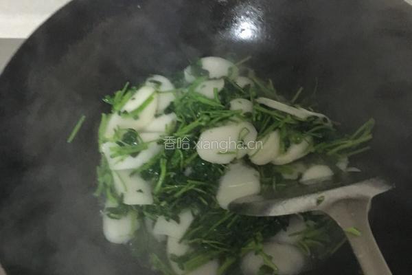 花草炒年糕的做法图解8