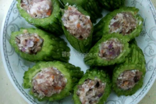 酿苦瓜的做法图解4