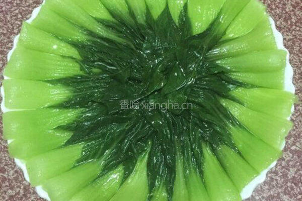 香菇油菜的做法图解2