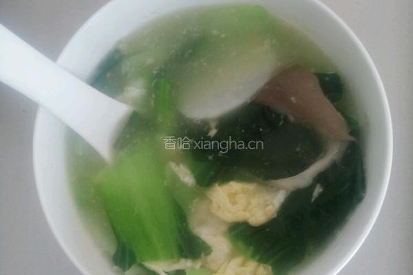 铁棍山药平菇鸡蛋汤的做法图解7