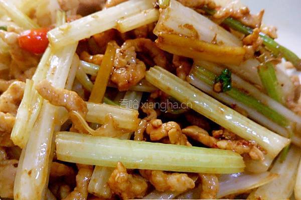 芹菜肉丝