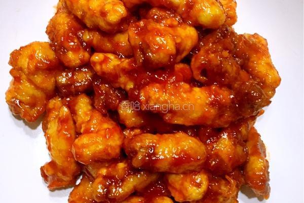 茄汁脆里脊的做法图解3