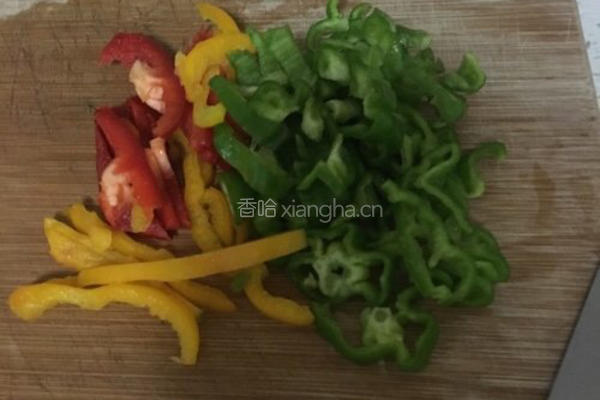 青椒炒茄子的做法图解2