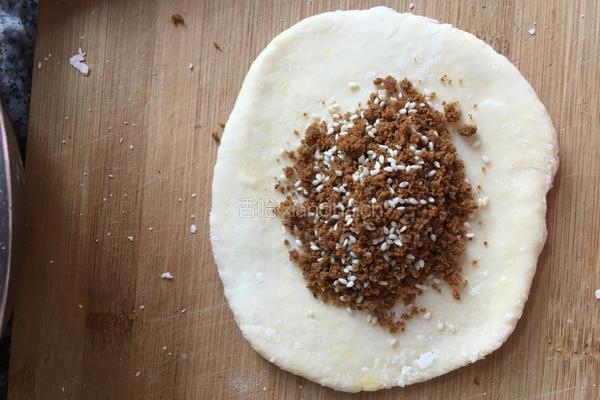红糖芝麻馅饼的做法图解3