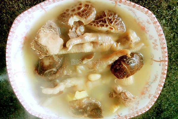 花生鸡脚汤