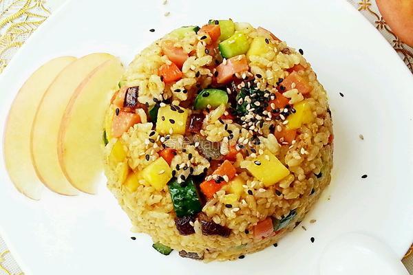 咖喱苹果炒饭的做法图解11
