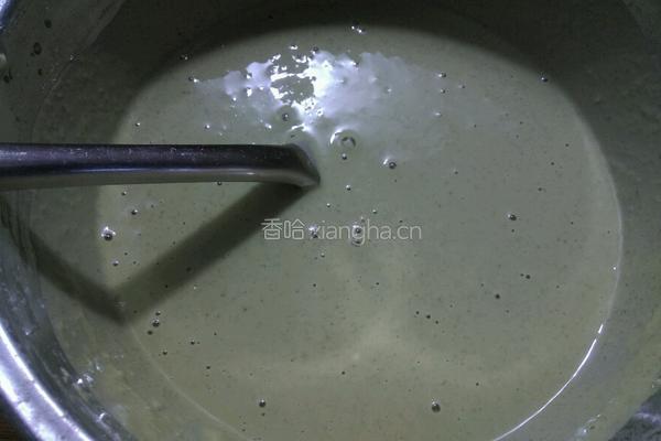 艾蒿煎饼的做法图解2