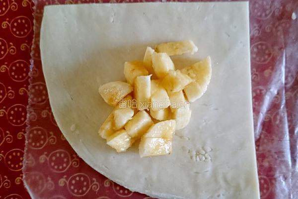 黄金香蕉酥的做法图解3