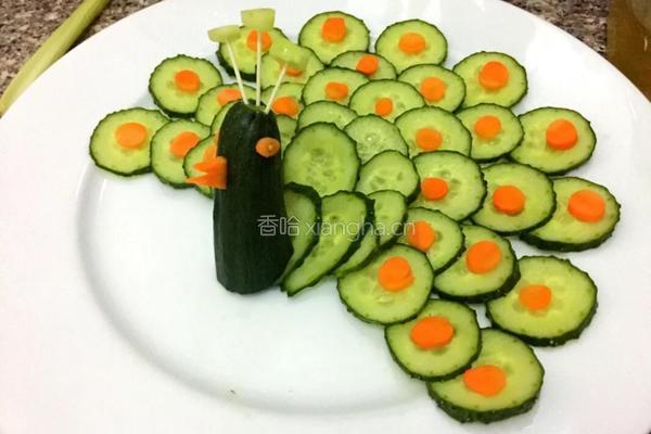 孔雀开屏～凉拌黄瓜片的做法图解5