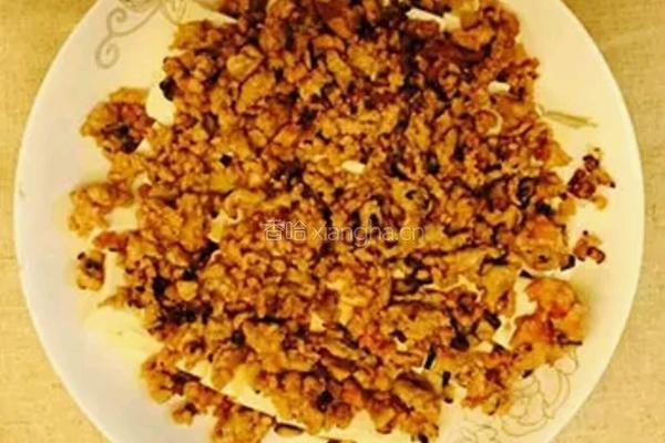 香菇肉末蒸豆腐的做法图解4
