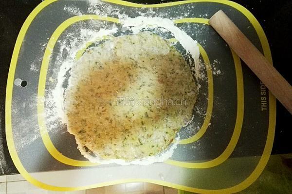 酥脆菠菜饼的做法图解6