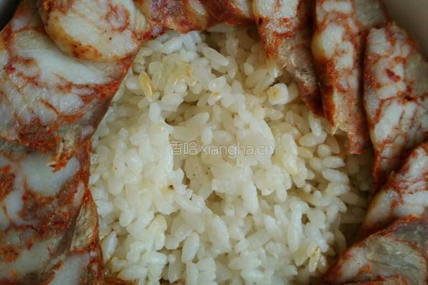 腊肠蒸米饭的做法图解5