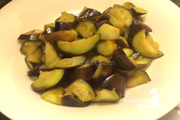 麻婆风味韭菜茄子的做法图解3