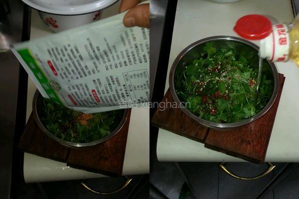 香菜凉拌花生米（老妈牌）的做法图解4