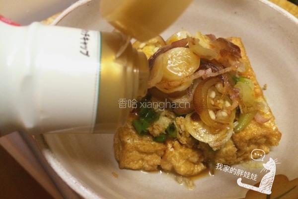 茗荷拌油豆腐的做法图解6