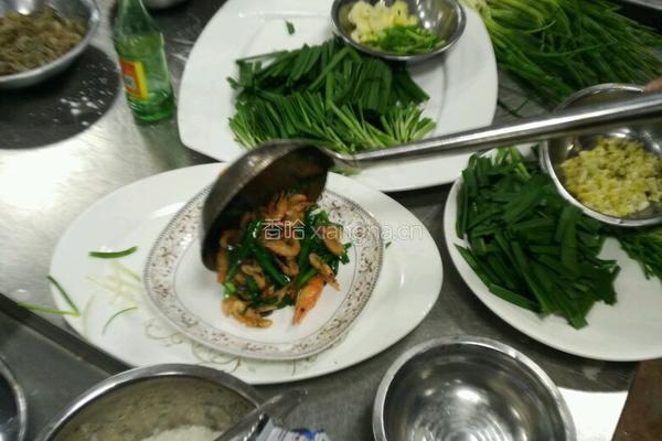 韭菜炒河虾的做法图解16