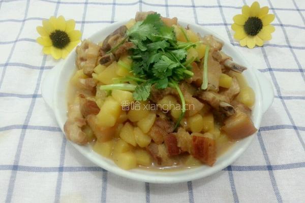 土豆烧五花肉的做法图解10