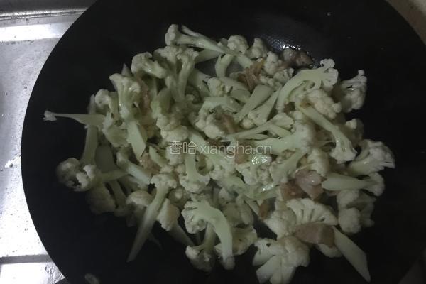 家常有机菜花的做法图解6