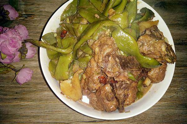 排骨炖豆角的做法图解9