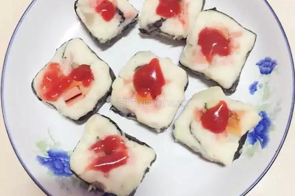 土豆泥寿司的做法图解4