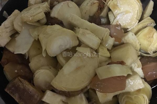 腊肉炖毛笋的做法图解8