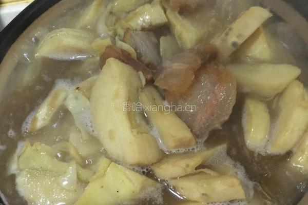 腊肉炖毛笋的做法图解14