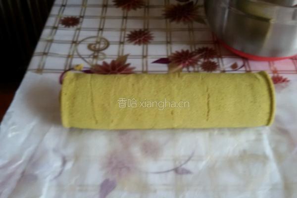 抹茶蛋糕卷的做法图解18