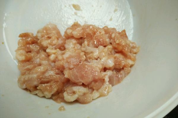白灼生菜炒肉末的做法图解6