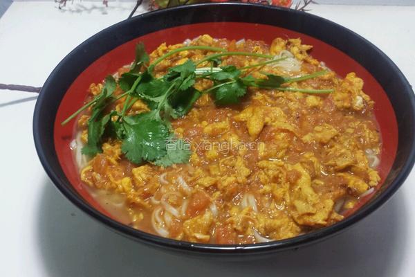西红杮鸡蛋打卤面的做法图解14