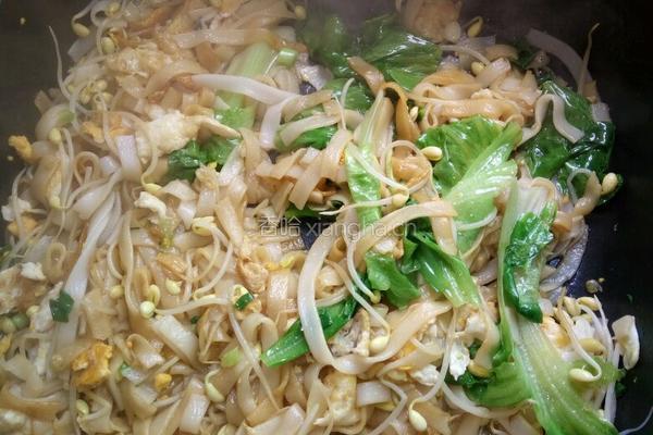 鸡蛋炒河粉的做法图解5