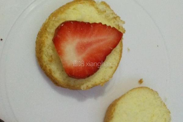 草莓芒果奶油小蛋糕的做法图解7